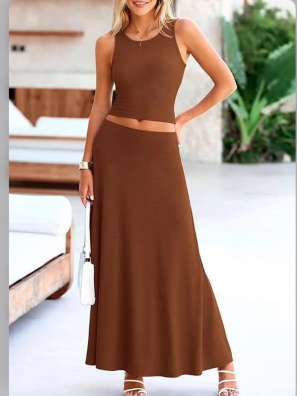 Two piece skirt set